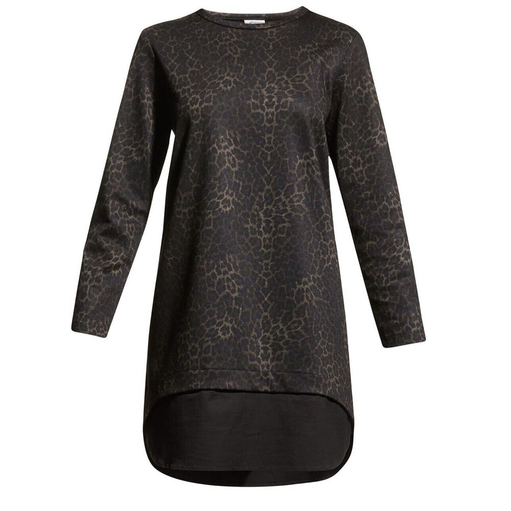 NWT Finley Madison Animal-Print Ponte Dress Women Size XL $310 Neiman Marcus